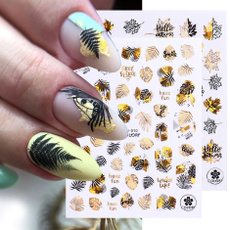 nail decals, art, gold, Stickers