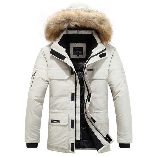 Snow Parka Hooded Jacke Coat 