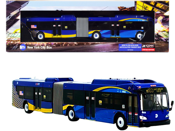 New Flyer Xcelsior XD60 Articulated Bus #M103 "MTA New York City Bus ...