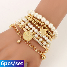Charm Bracelet, Fashion, Star, Jewelry