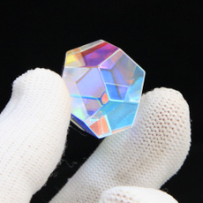 polyhedron, polyhedralglas, Bright, rainbow