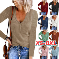 Tops & Tees, Plus Size, Knitting, Long Sleeve