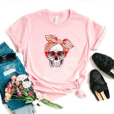 Fashion, Shirt, skull, Lady