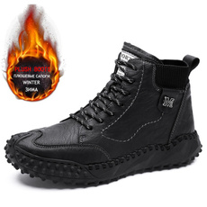ankle boots, Outdoor, Leather Boots, menmotorcycleboot