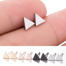Steel, Damen, tiangleearring, Mode