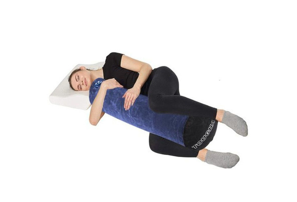 Pain Free at Sea Inflatable Roll Pillow for Posture Therapy - Long & Short  Body Pillows for Adults, Inflatable Cervical Pillow and Lumbar Support