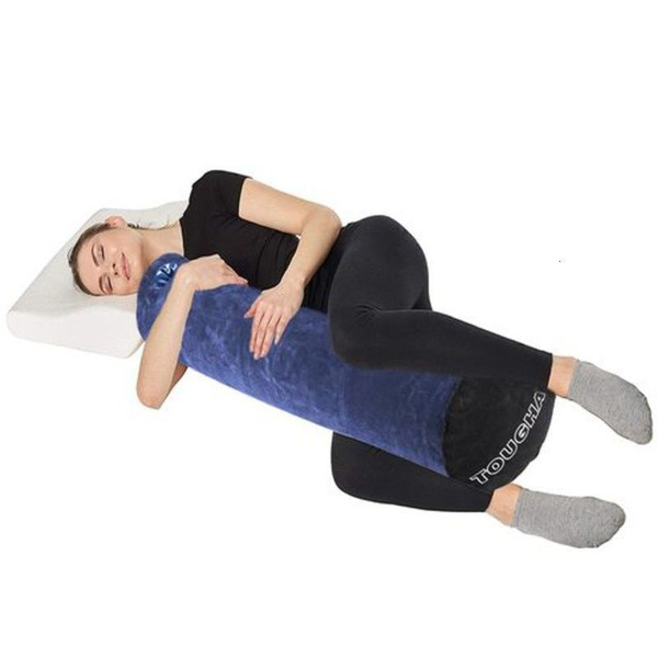 Pain Free at Sea Inflatable Roll Pillow for Posture Therapy - Long & Short  Body Pillows for Adults, Inflatable Cervical Pillow and Lumbar Support