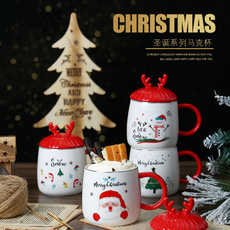 Coffee, mugwithspoonandlid, Christmas, Gifts