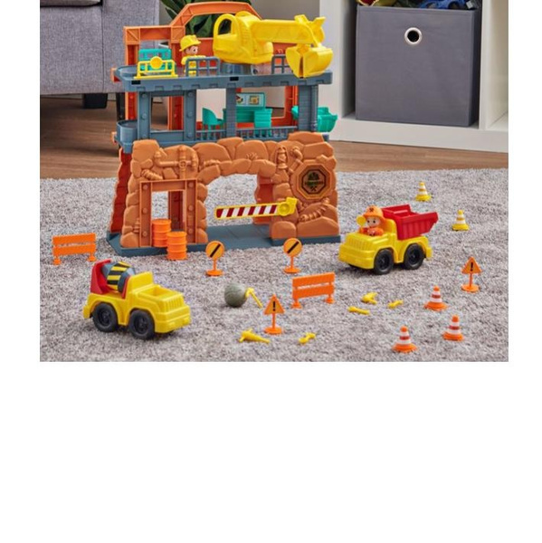 Kid Connection 533552 Mega Construction Site Play Set, 33 Pieces Wish