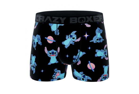 Buy Crazy Boxers Disney Lilo and Stitch Planets Men's Boxer Briefs
