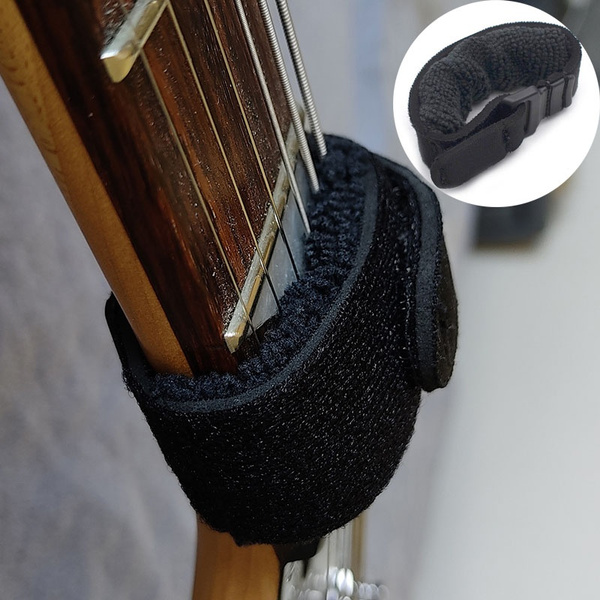 Guitar String Mute Guitar Beam Tape Damper Adjustable Fretboard Muting Straps Musical Instrument