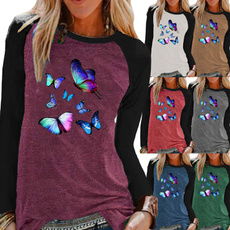 Plus Size, Tops & Blouses, Graphic T-Shirt, Sleeve