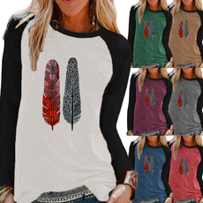 Tops & Tees, Plus Size, Graphic T-Shirt, Long Sleeve