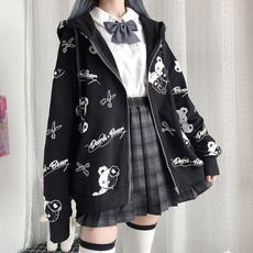 harajukuembroideredprint, cute, Goth, Fashion