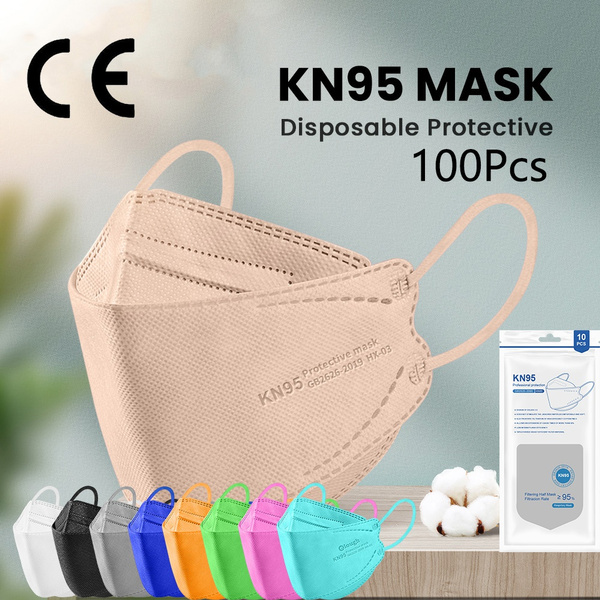 100 pieces KF94 face mask KF94 FFP2 KN95 face mask protective face