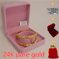 goldplatedbracelet, 24kgoldbangle, Gifts, pearls