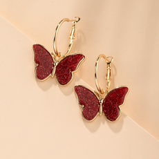 butterfly, Simplicity, Jewelry, colorfulearring