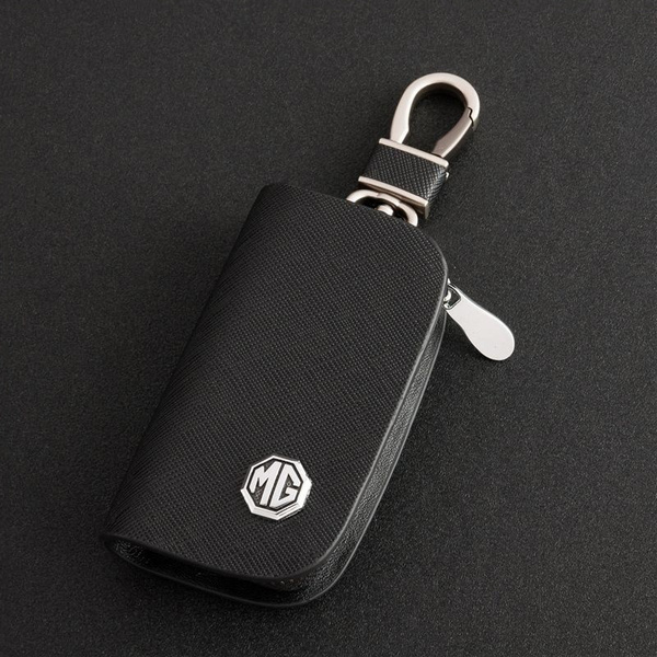 Leather Car Key Case For MG ZS 2021 MG3 MG5 MG6 MG HS Keychain With MG ...