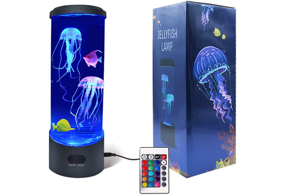 Round Jellyfish Mood Lamp with 5 Color Settings Playlearn USA 
