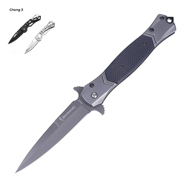 2021 New Brand Pocket Knife 440C Stainless Steel Blade Titanium Coating
