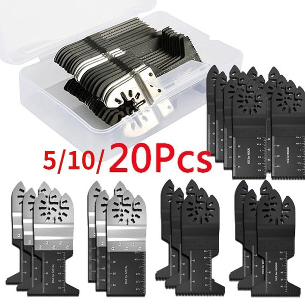 New 20/10/5PCS Saw Blade Metal Wood Oscillating Multitool Quick