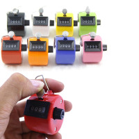massmall Assorted Color Handheld Tally Counter 4 Digit Display for Lap/Sport/Coach/School/Event 