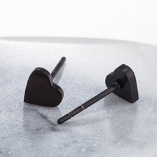 Steel, Black Earrings, Stainless Steel, stainless steel earrings