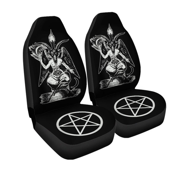 Satanic car seat deals covers