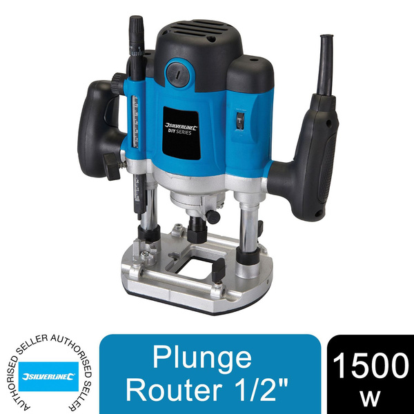 Silverline 264895 DIY 1500W Plunge Router 1/2 Inch 1500W UK | Wish