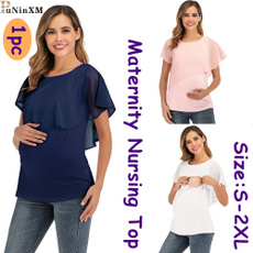 Fashion, maternitycottontshirt, chiffon, maternityclothing