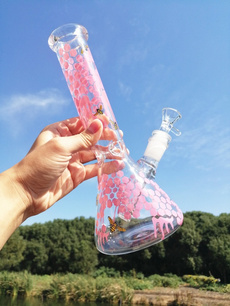 pink, water, glasswaterpipe, grinder