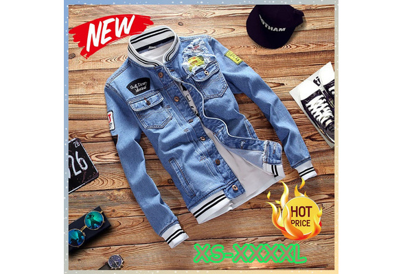 Jeans Jacket Club Factory Jacket For Men Denim Jackets Club