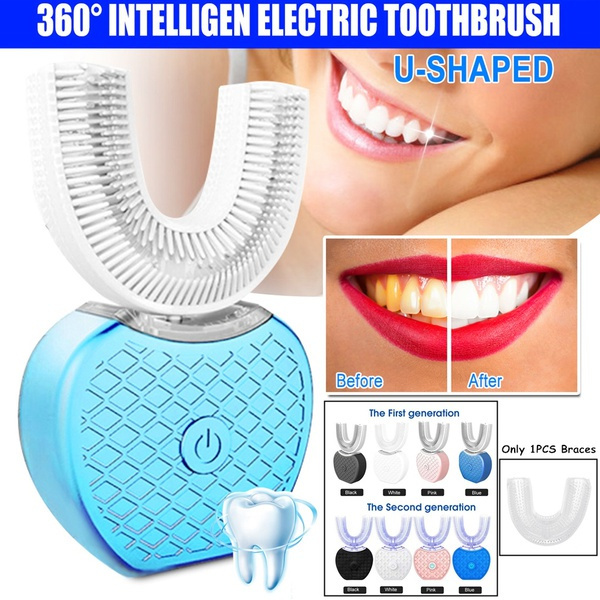 360 Degrees Intelligent Automatic Sonic Electric Toothbrush U Type
