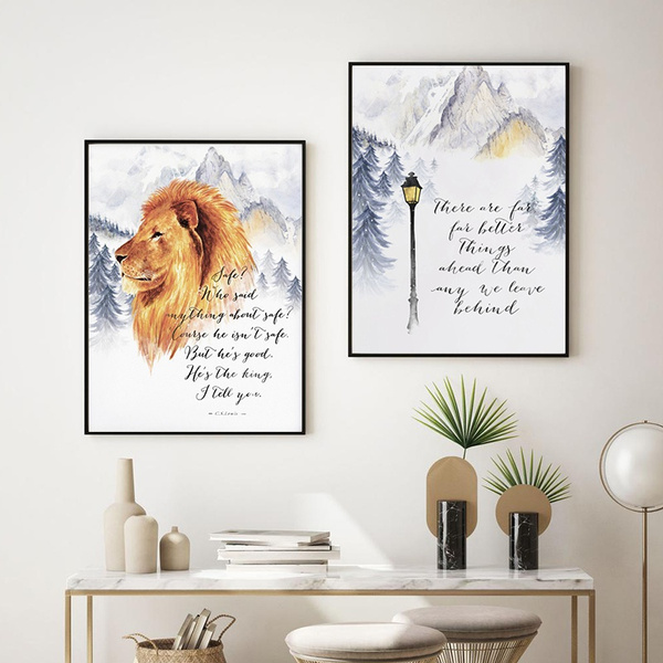 Chronicles of Narnia quote Art Print by sweetmusings