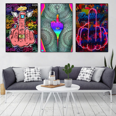 cuadro, doodleposter, Modern, Wall Art