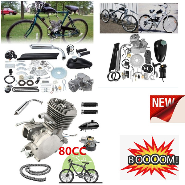 Upgrade 80cc Engine 80CC Bicycle Engine Kit for 26