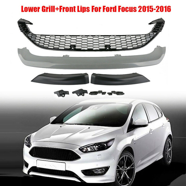 Front Bumper Cover Lower Grille Grill With 3 Front Lips fit for Ford ...