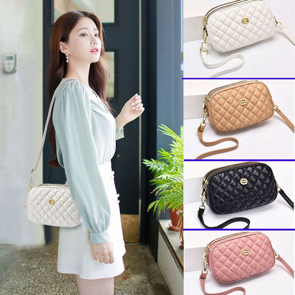 New Fashionable And Simple Shoulder Bag, Women's PU Leather