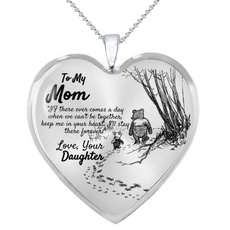 fromdaughter, Heart, momnecklace, Jewelry