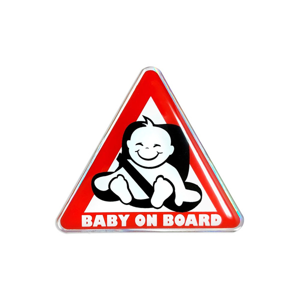 Sticker Adesivo 3D Bimbo a Bordo Baby On Board HQ