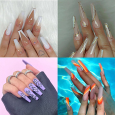 butterfly, nail tips, pressonnail, Beauty