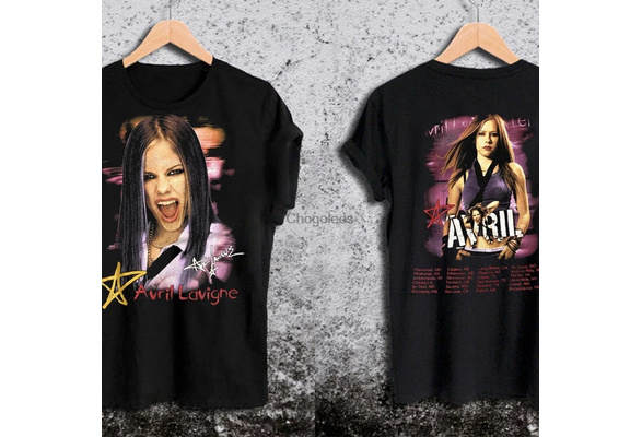 Vintage Avril Lavigne Concert Tour Shirt Pop Punk Blink 182