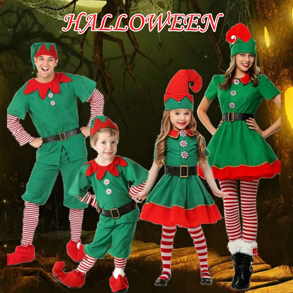 Kids Christmas Elf Costume