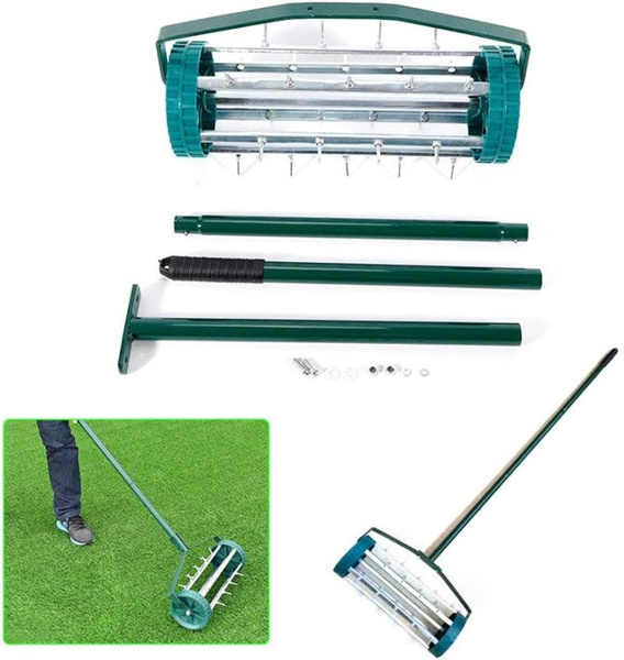 Scarifier Manual Lawn Aerators Rolling Lawn Aerator Heavy Duty Grass ...