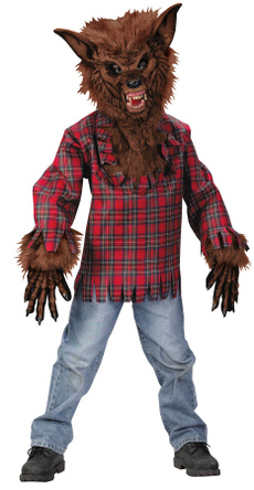 wig, halloween hoody, Cosplay, werewolf