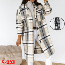 casual coat, singlebreastedcoat, Winter, Long Coat