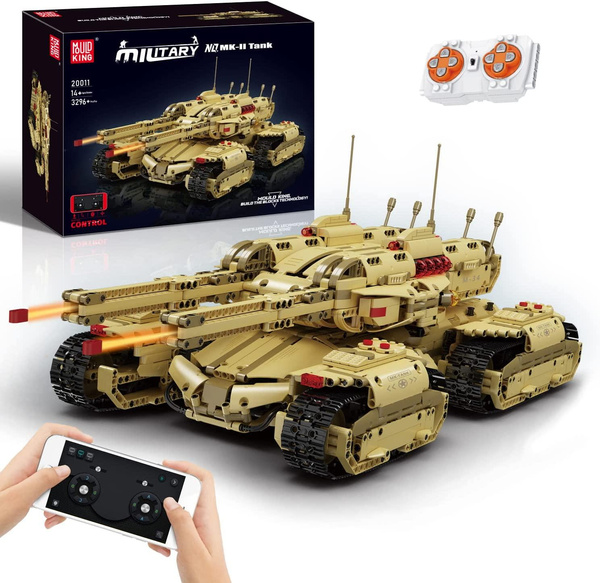 Technology MOC 20011 Military Mammoth Tank Building Block Remote ...