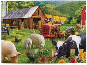 Toy, puzzlesgame, Farm, Jigsaw Puzzle