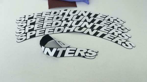 Tire Stickers Lettering For Speedhunters Car And Motorcycle 1