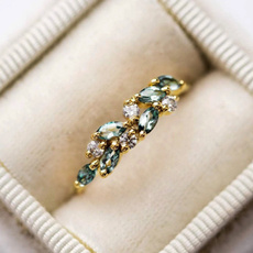 DIAMOND, leaf, Jewelry, gold